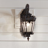 Tournai Rustic Gothic Londonderry Wall Lantern Light