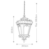 Tournai Gothic Rustic Lantern in Antique Bronze Finish
