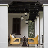 Vandalia Round Carrier Lantern - Textured Black