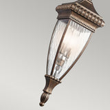 Venetian Rain Brushed Bronze Outdoor Pendant Lantern
