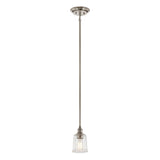 Waverly Vintage-Inspired Mini Pendant Light - Classic Pewter Finish