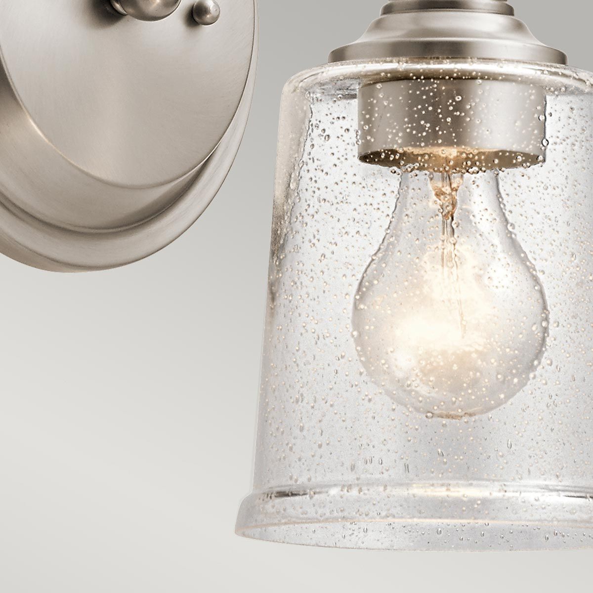 Waverly Single Wall Sconce - Timeless Pewter Finish