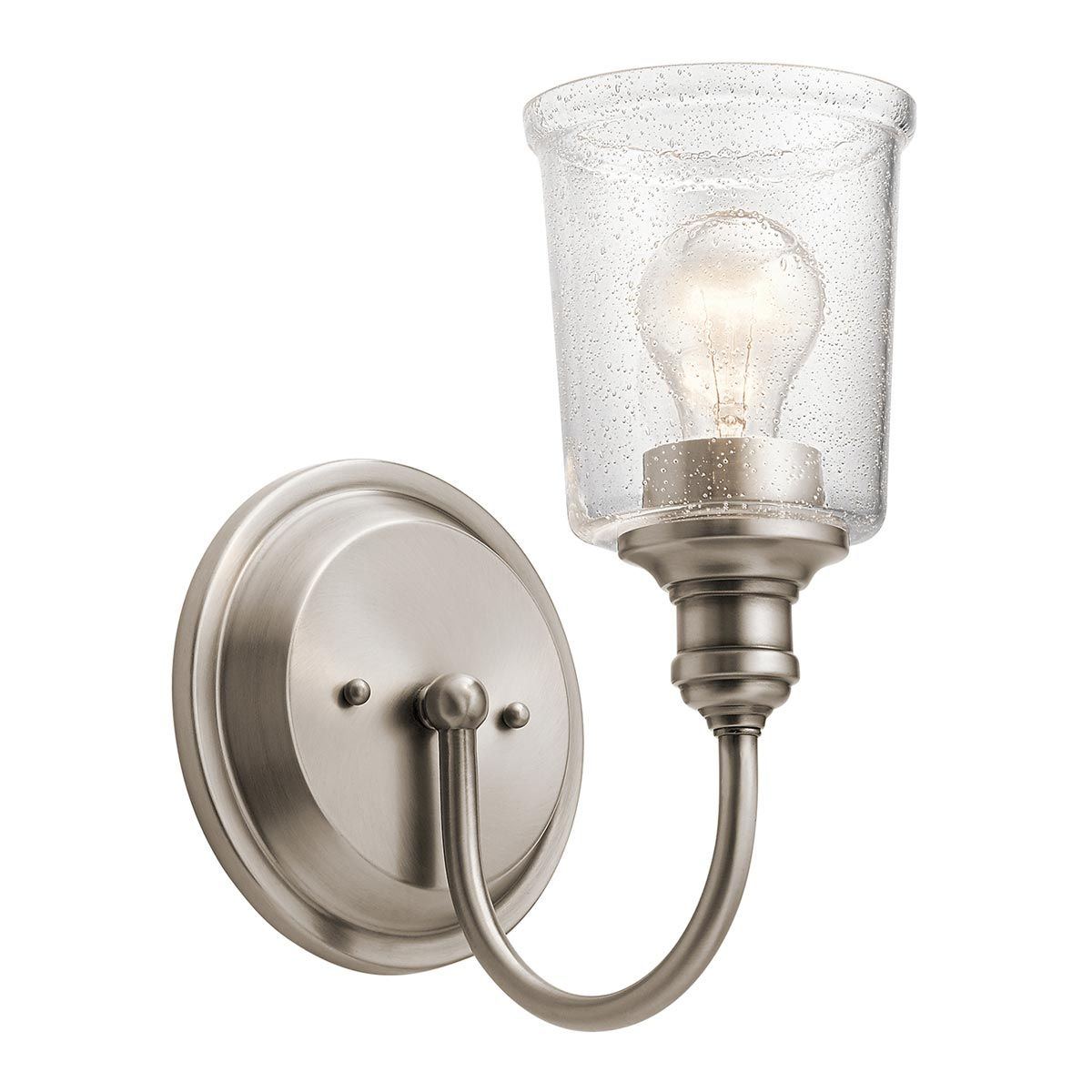 Waverly Single Wall Sconce - Timeless Pewter Finish