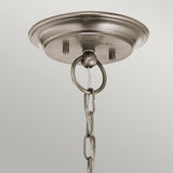 Elegant Waverly Trio Chandelier in Classic Pewter Finish