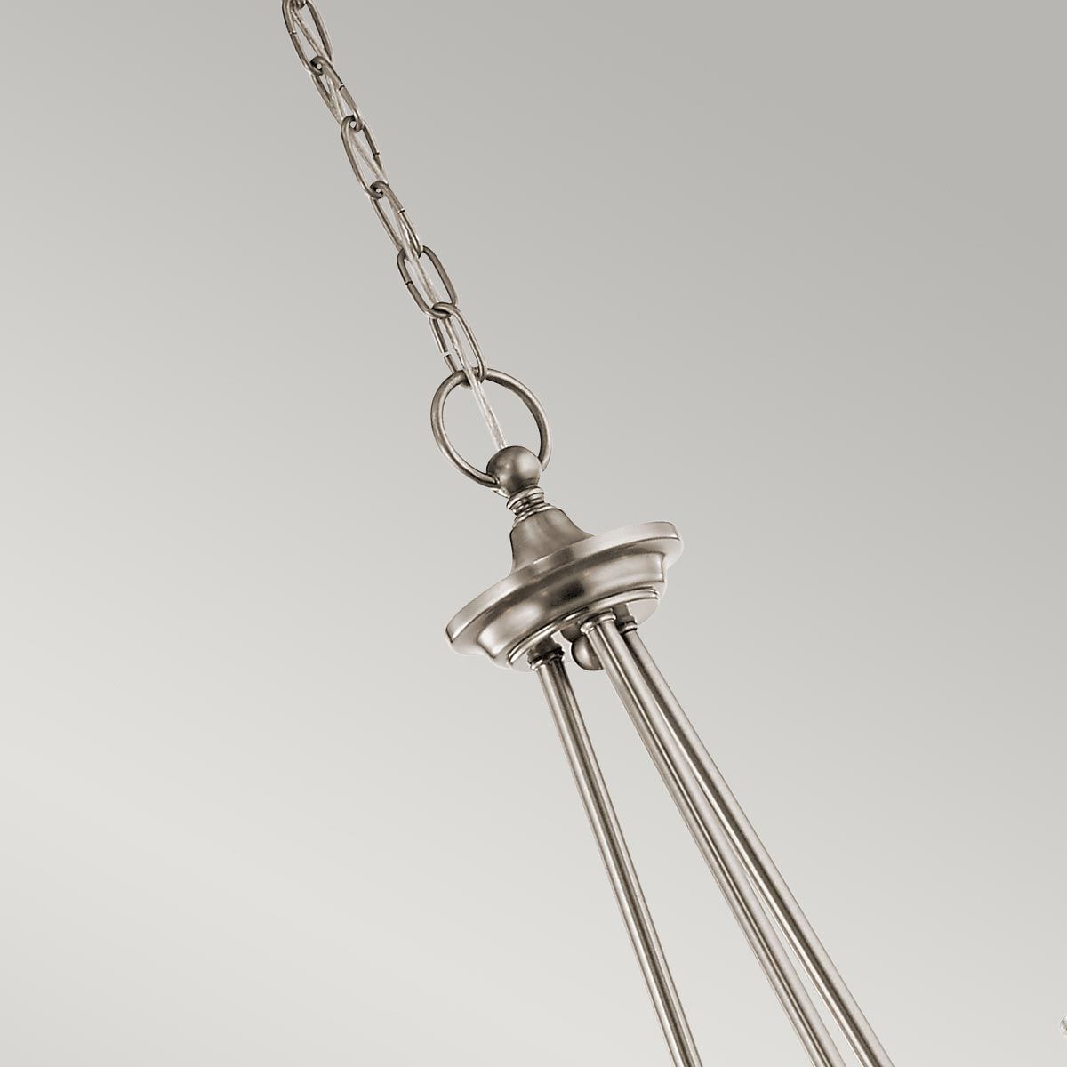Waverly 5-Light Vintage-Inspired Pewter Chandelier