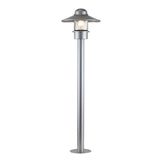 Klampenborg 1 Light Bollard Silver