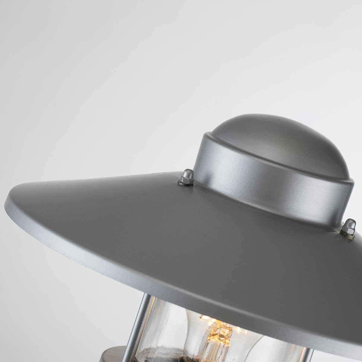 Klampenborg 1 Light Bollard Silver