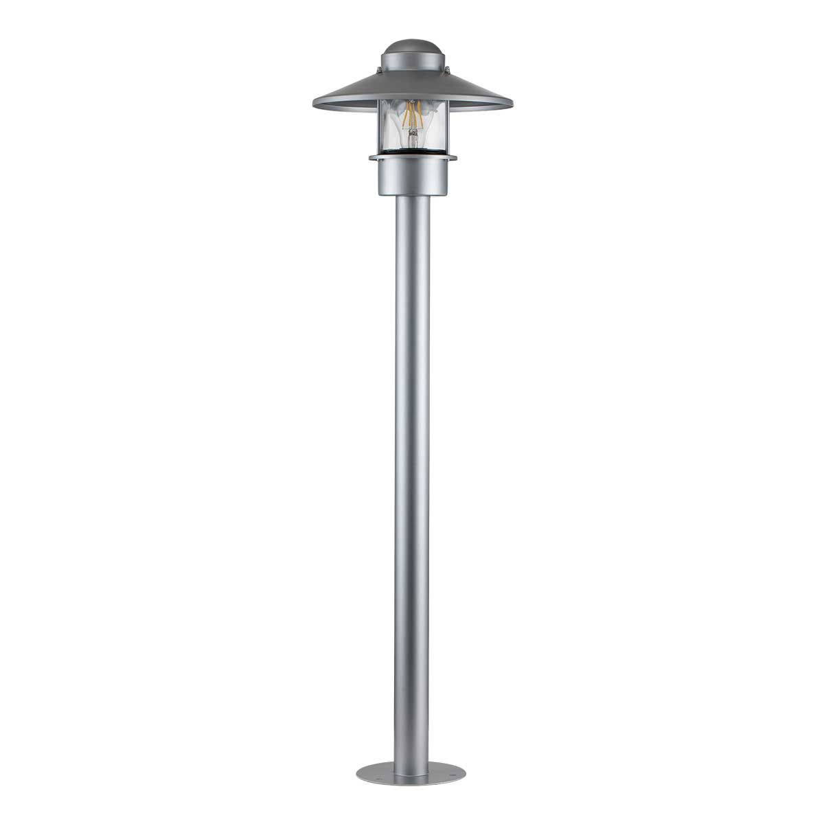 Klampenborg 1 Light Bollard Silver