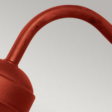 Klampenborg 1 lt Wall Lantern Oxide Red