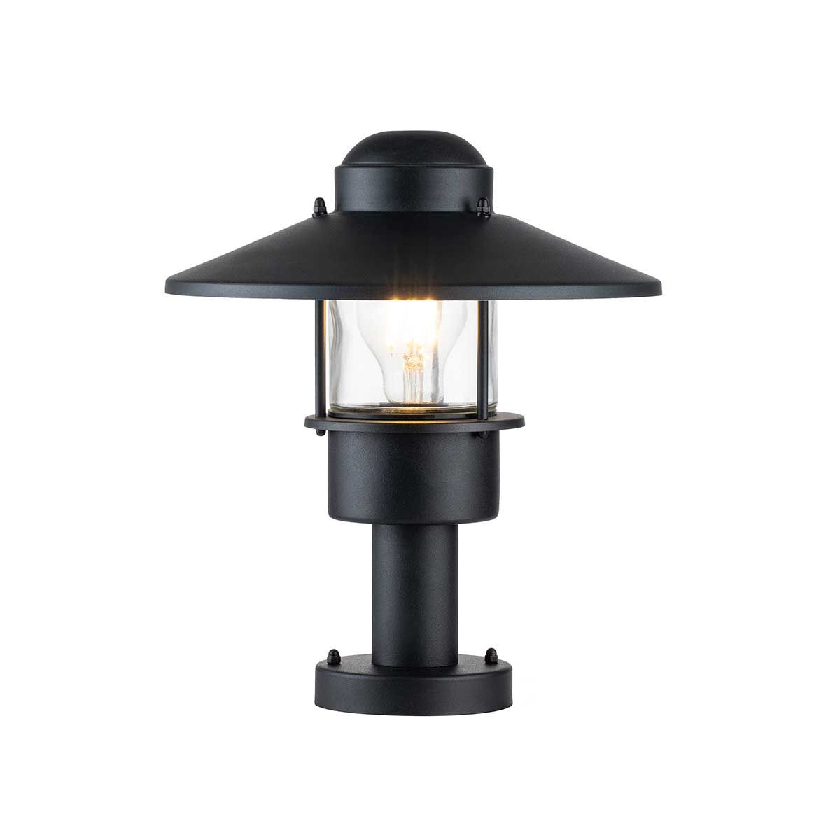 Klampenborg Black Outdoor Pedestal Lantern