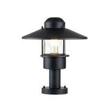 Klampenborg Black Outdoor Pedestal Lantern