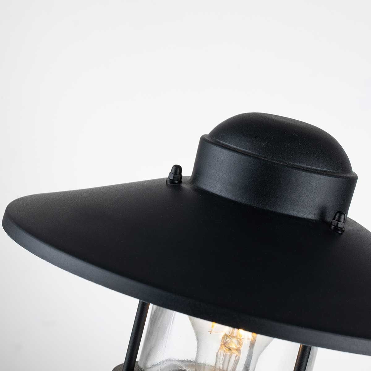 Klampenborg Black Outdoor Pedestal Lantern