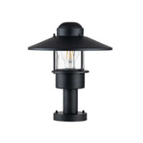 Klampenborg Black Outdoor Pedestal Lantern
