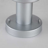 Klampenborg Outdoor Silver Pedestal Light with Motion Sensor