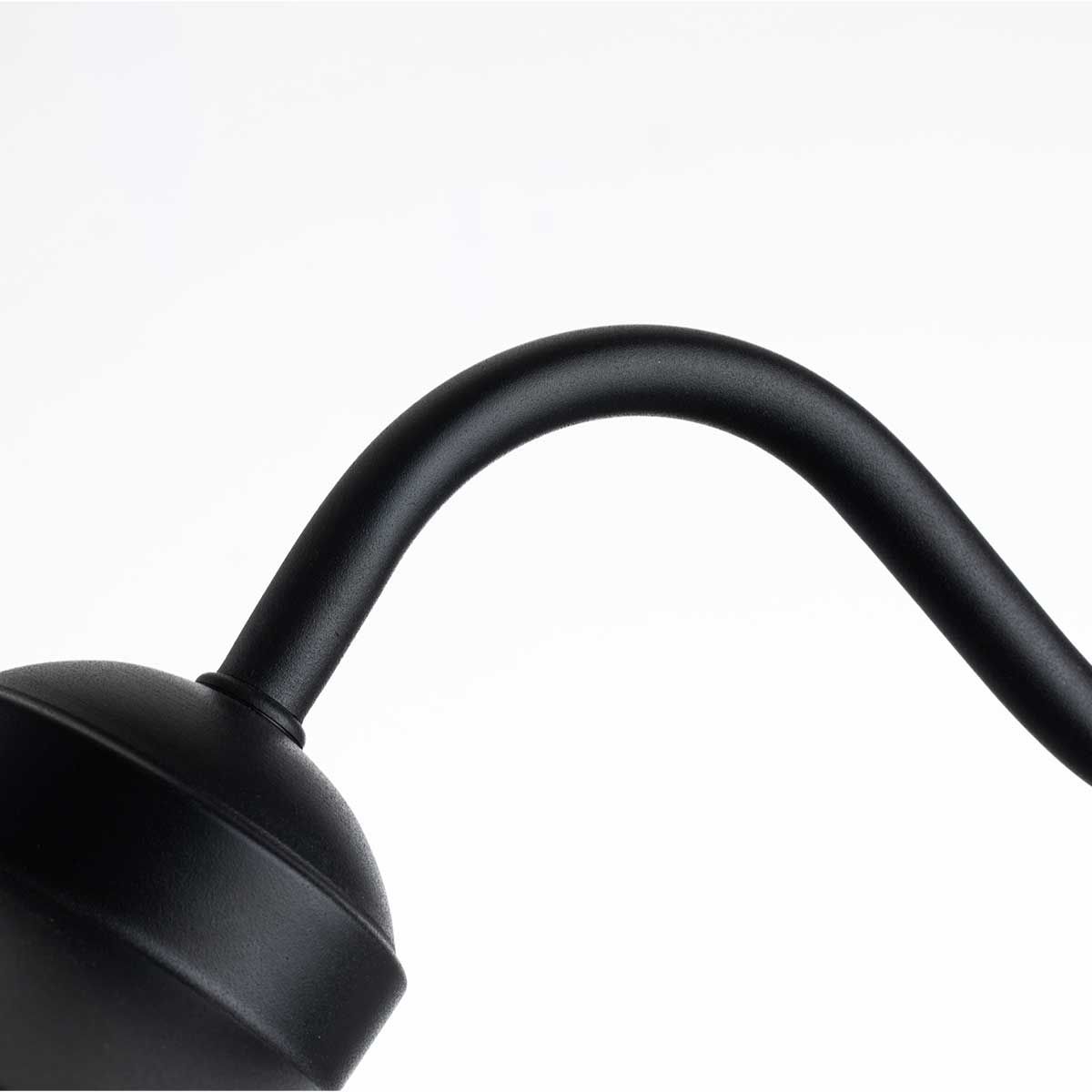 Klampenborg Black Swan Neck Outdoor Wall Lantern with Motion Sensor