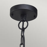 Klampenborg Outdoor Chain Lantern in Sleek Black Finish