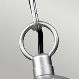 Klampenborg Scandinavian Exterior Lantern in Silver Finish