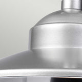 Klampenborg Scandinavian Exterior Lantern in Silver Finish