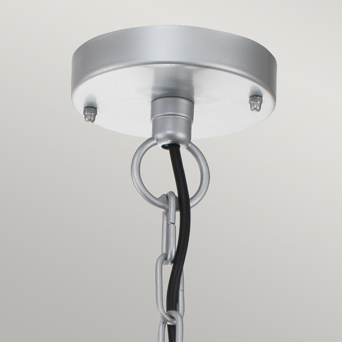 Klampenborg Scandinavian Exterior Lantern in Silver Finish