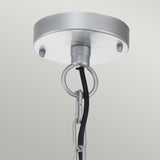 Klampenborg Scandinavian Exterior Lantern in Silver Finish