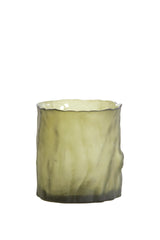 Choisey Matt Green Glass Tealight Holder Ø13x13 cm