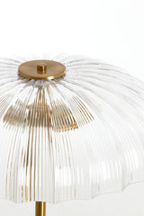 Golden Glow Twin-Glass Floor Lamp, 155 cm
