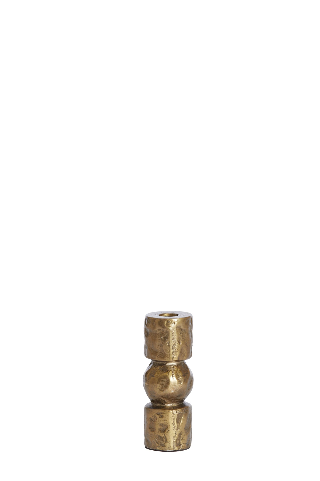 Antique Bronze Candle Holder, 15cm Elegance