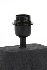Kardan Wood Lamp Base in Matte Black - 16x10x21 cm