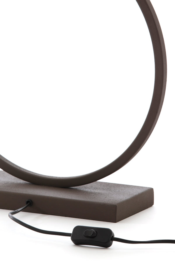 Elegant Liva Brown Lamp Base - 40x12.5x52 cm