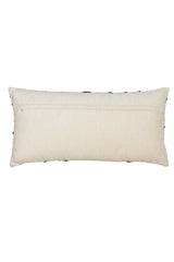 Decorative Beige and Black Rectangular Cushion