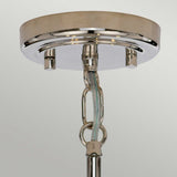 Kula Polished Nickel 5-Light Modern Retro Chandelier