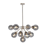 Lustrous Cascade 9-Light Modern Chandelier