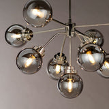 Lustrous Cascade 9-Light Modern Chandelier