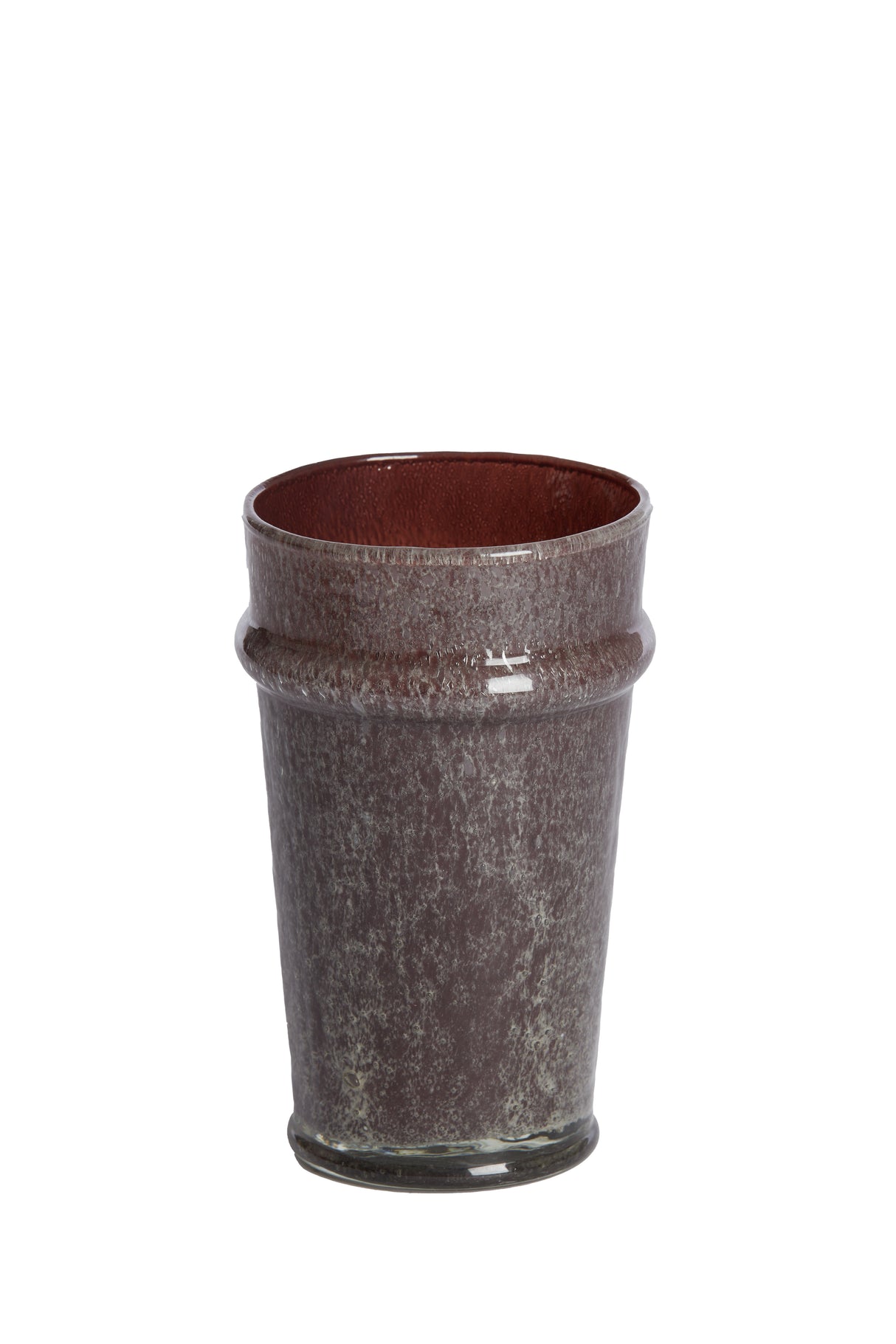 Rustic Dark Brown Tealight Holder 9x15 cm Evira