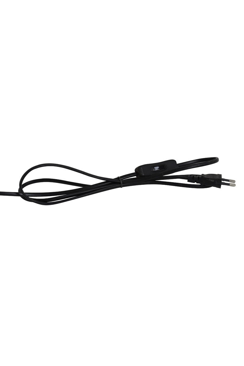 Matte Black Lutika Lamp Base 46x23x11.5 cm