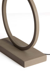 Elegant Liva Brown Lamp Base - 30x12.5x42 cm