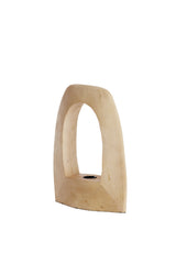 Rustic Wooden Table Lamp - Carini Design 27x10x35 cm