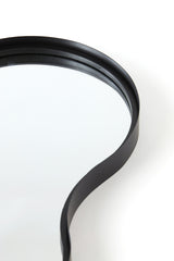 Levu Matte Black Wall-Mounted Mirror 39x4x59 cm