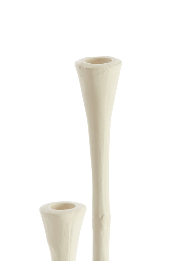 Elegant Cream 7-Light Candle Holder 26x23x45 cm
