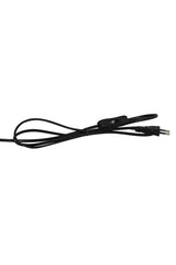 Sleek Matte Black Lutika Lamp Base 23x11.5x69 cm