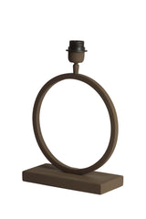 Elegant Liva Brown Lamp Base - 30x12.5x42 cm