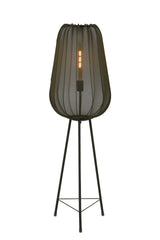 Elegant Tripod Floor Lamp in Dark Green, Ø42x132 cm - Plumeria Design