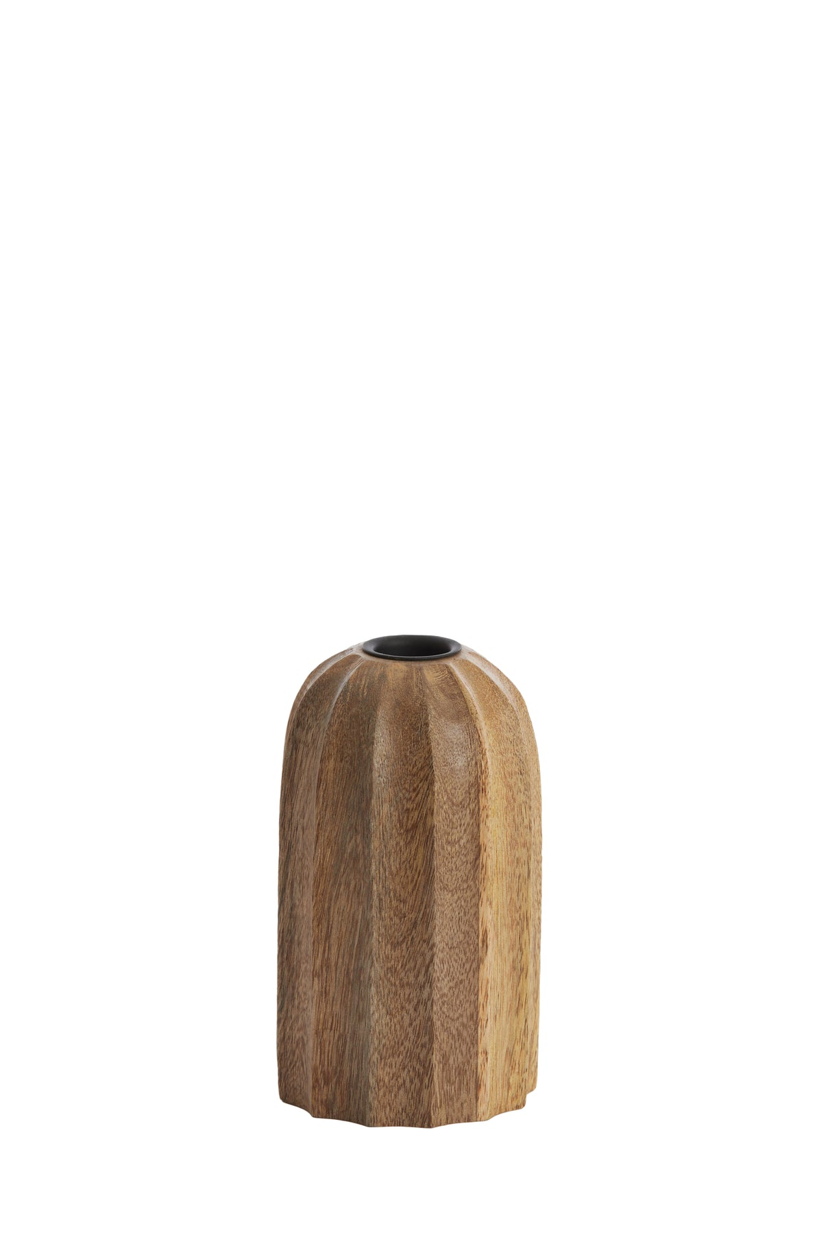 Natural Wood Ofir Candle Holder, 13 cm