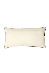 Elegant Cellio Brown and Beige Lumbar Cushion 60x30 cm