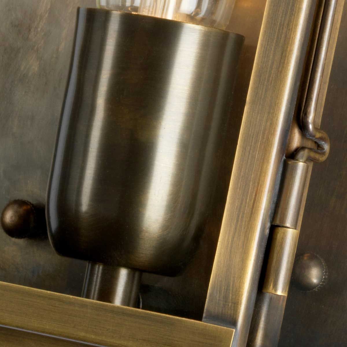 Lambeth Palace Brass Wall Lantern with Antique Finish