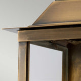 Lambeth Palace Brass Wall Lantern with Antique Finish
