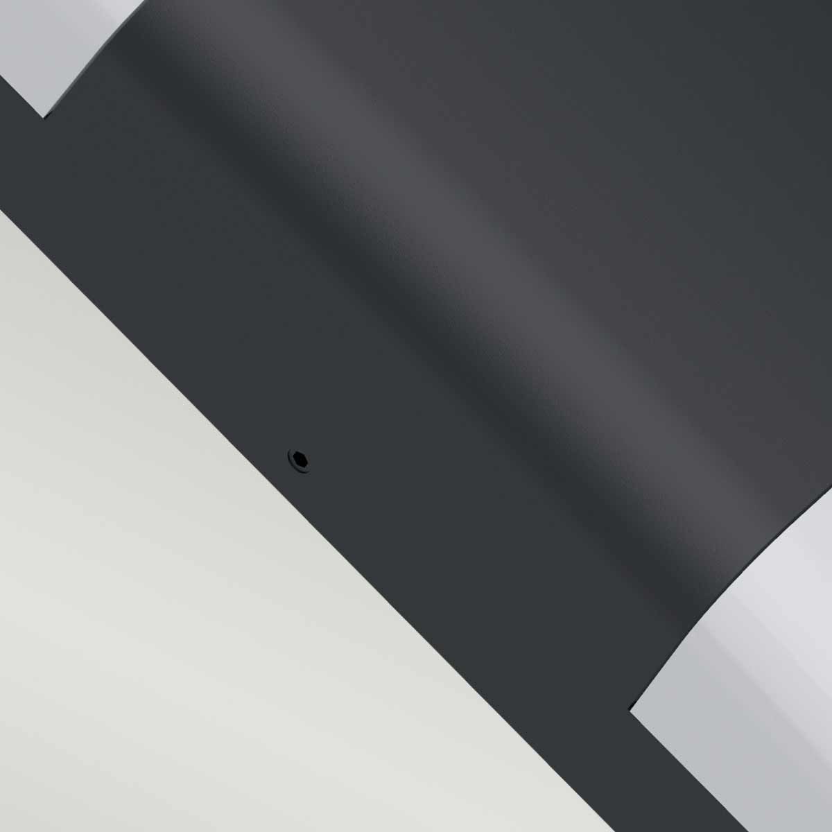 LarsLED Modern Black Exterior Wall Light