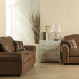 Elegant Porcelain Leaves Table Lamp in Brown and Gold