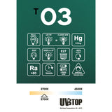 LED Light Bulb Clear Globe E27 7W 2700K (BBT03)