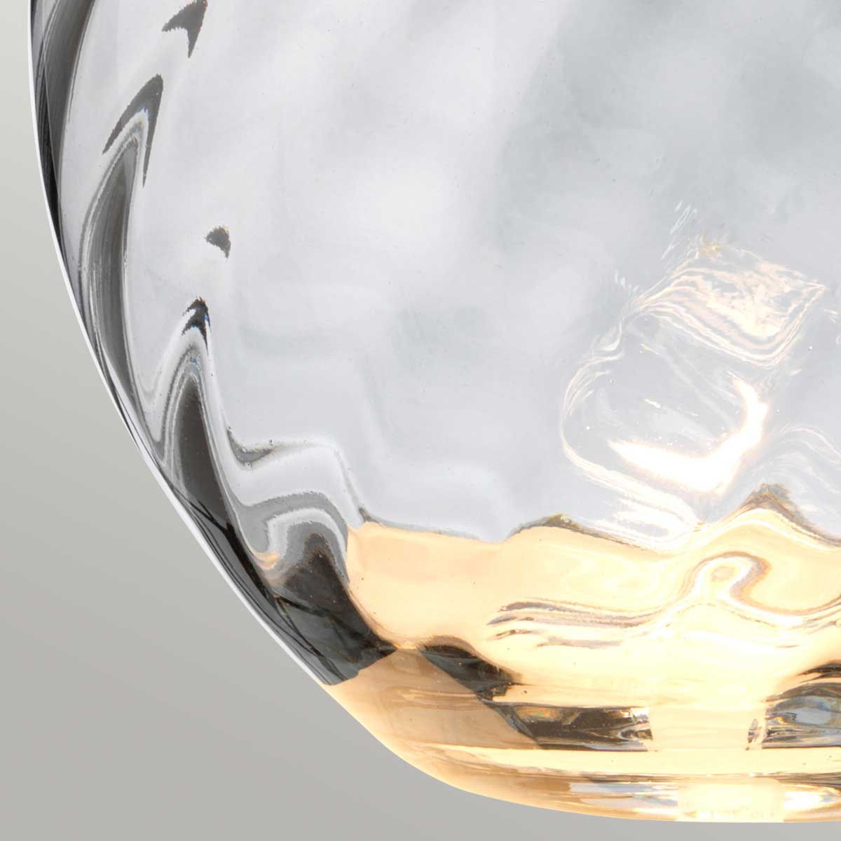 Lena Dual-Lit Large Smoke Glass and Slate Table Lamp